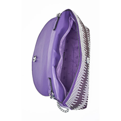 Verde Γυναικεία Τσάντα Ώμου 16-7123 Μωβ